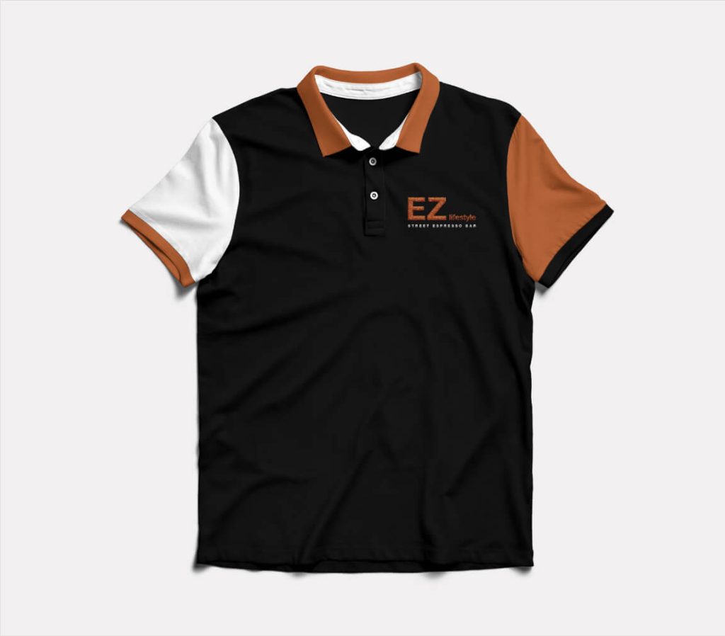 EZ Lifestyle - Street Espresso Bar Logo T-Shirt Design